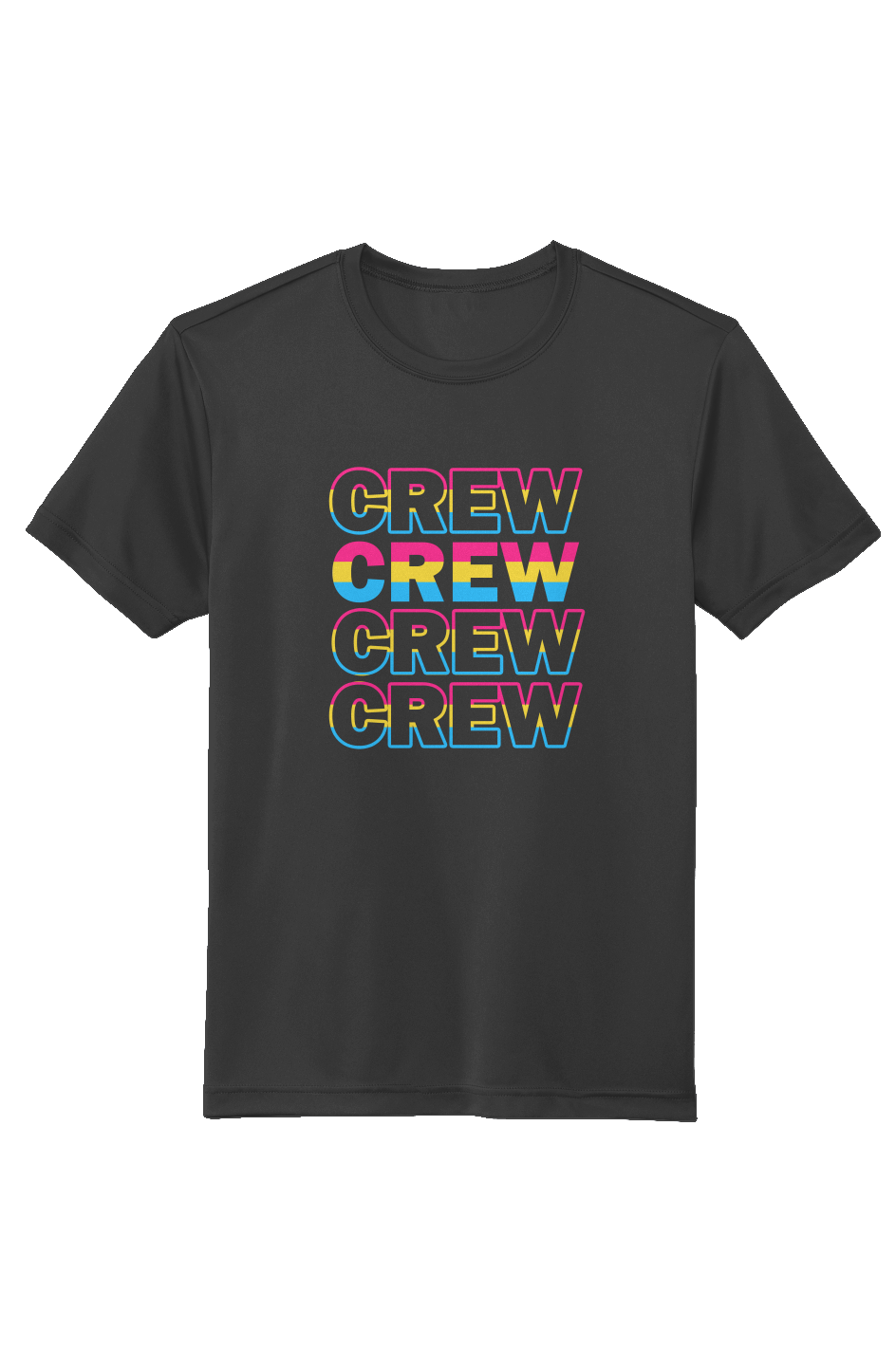 "crew X4" Pansexual Crewmembers - Athletic Tee
