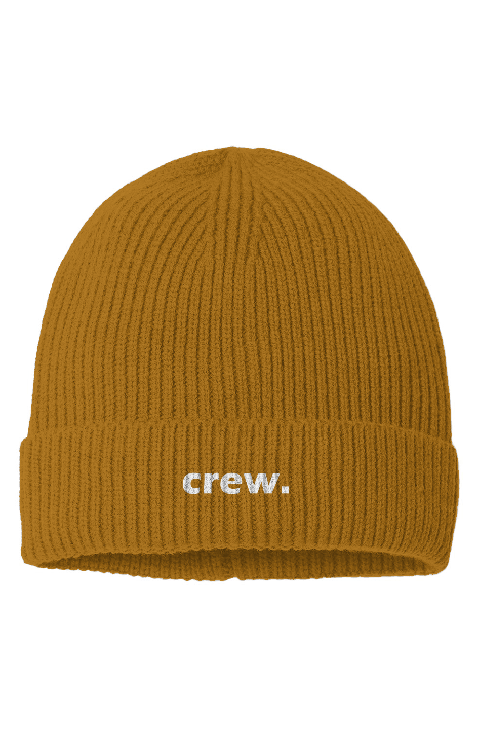 "simple crew." Crewmember Knit Beanie - Mustard 🌭