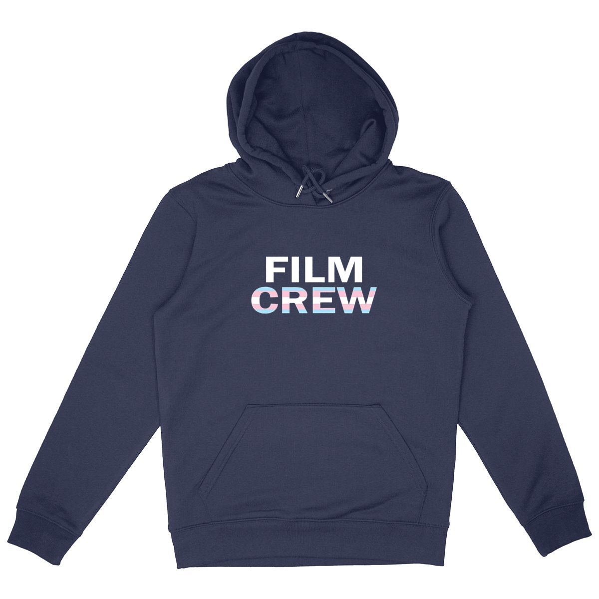 STACKED FILM CREW: TRANS - Unisex COMFORT HOODIE - 85% ORGANIC