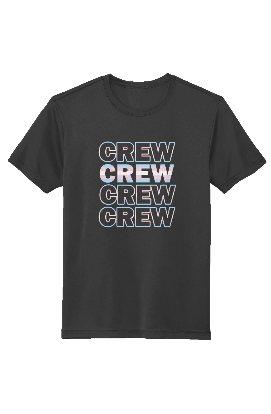 "crew X4" Transgender Crewmembers - Athletic Tee