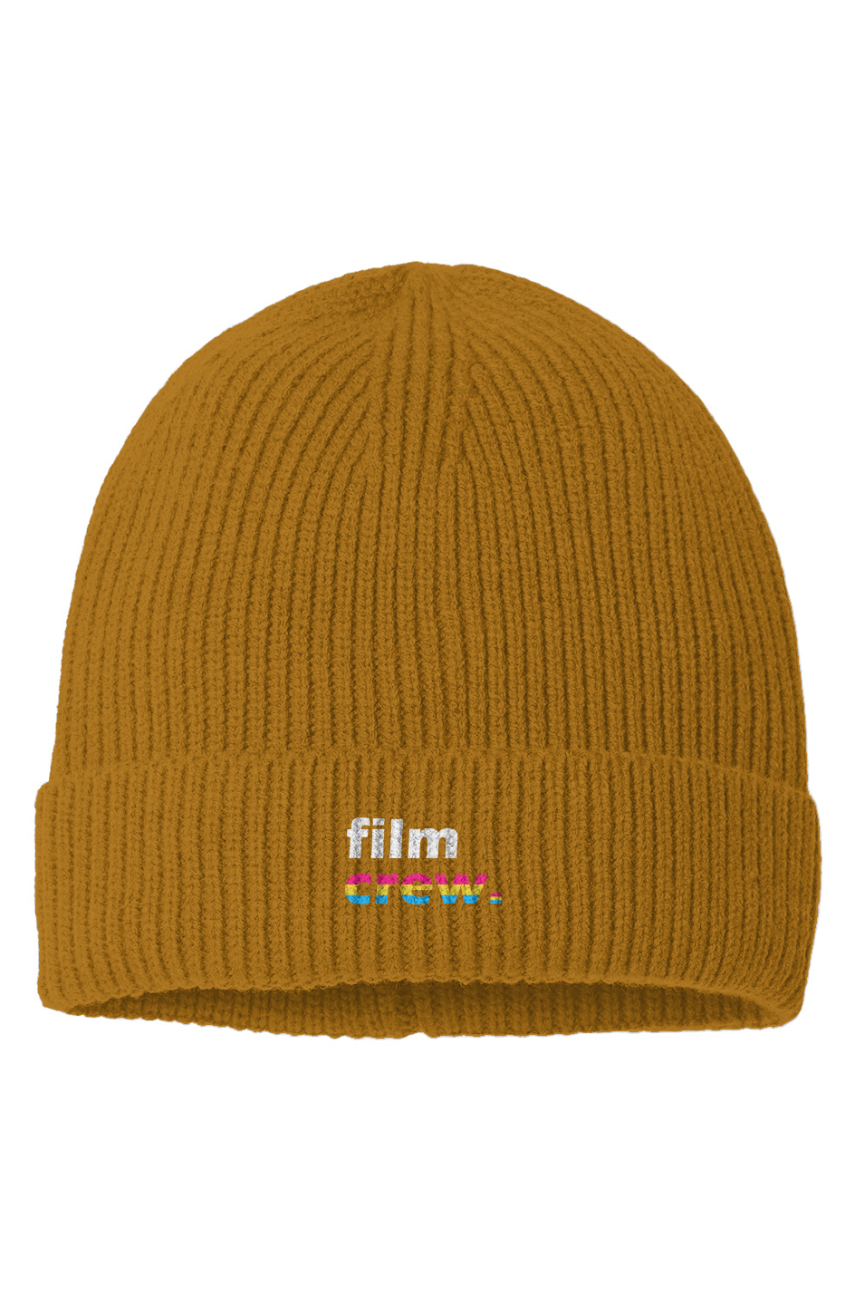 "film crew" Pansexual Crewmembers Beanie - Mustard 🩷🌭
