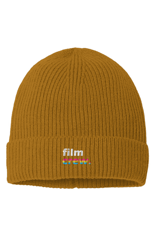 "film crew" Pansexual Crewmembers Beanie - Mustard 🩷🌭