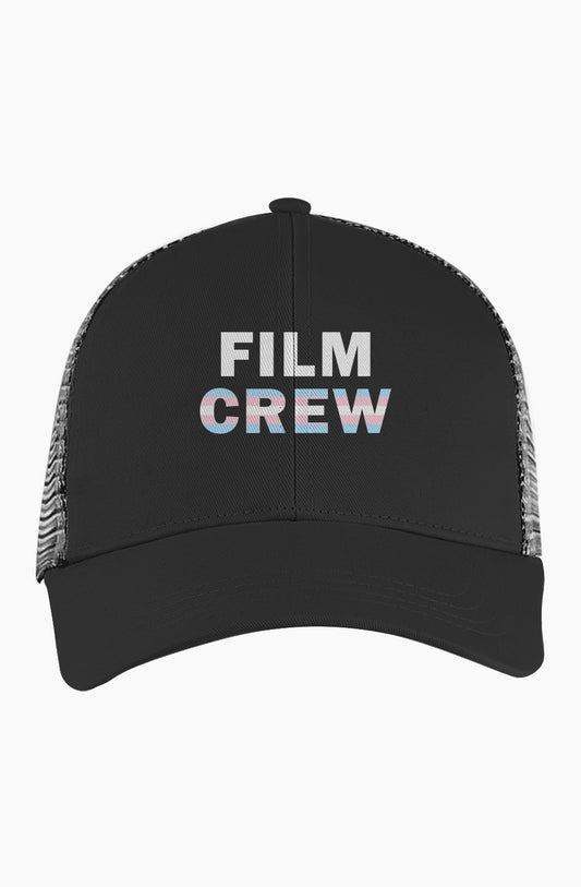 "Classic" Trans Crewmembers Trucker Cap - Black 🏳️‍⚧️