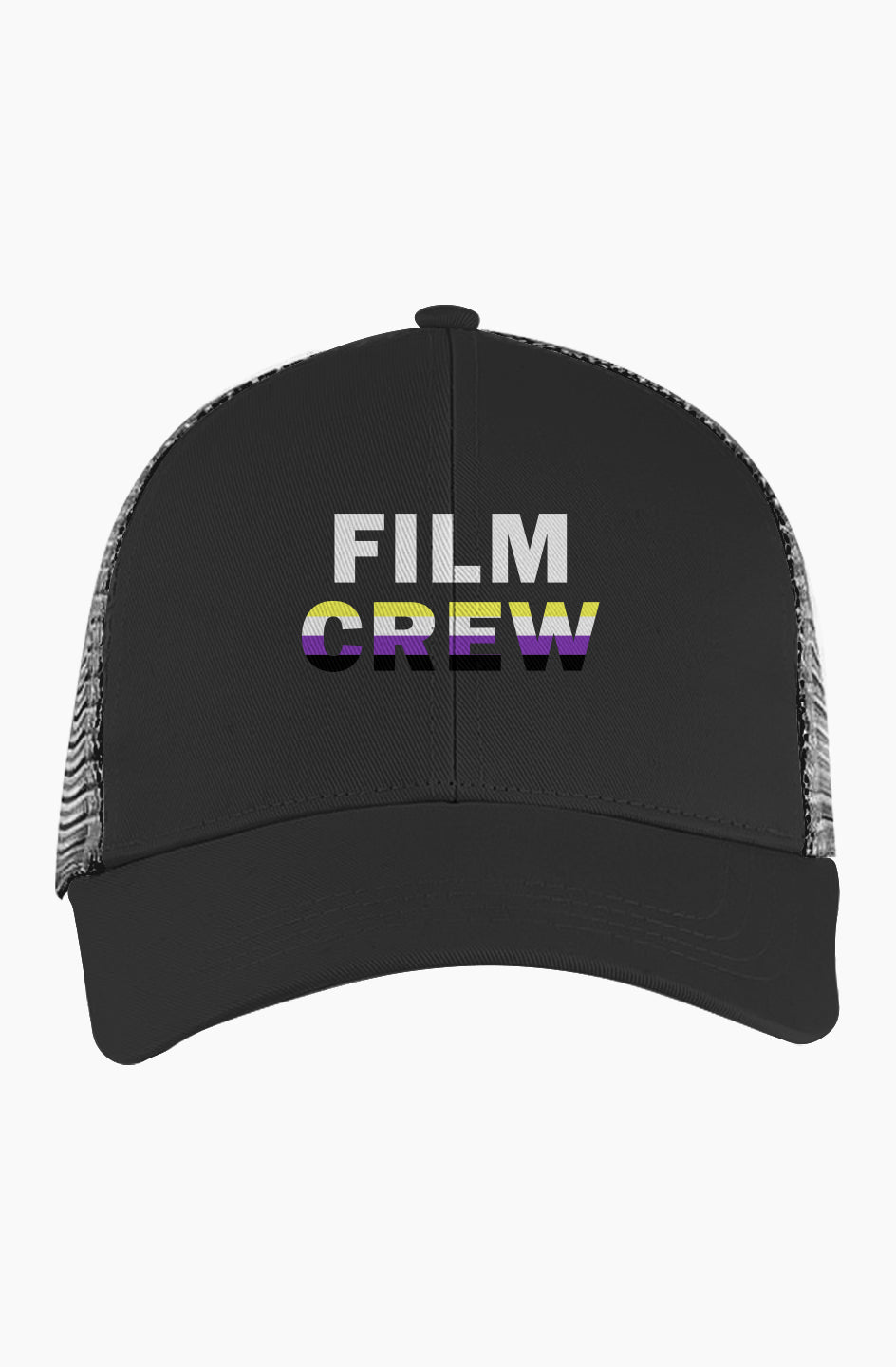 "Classic" Non-Binary Crewmembers Trucker Cap - Black 💜