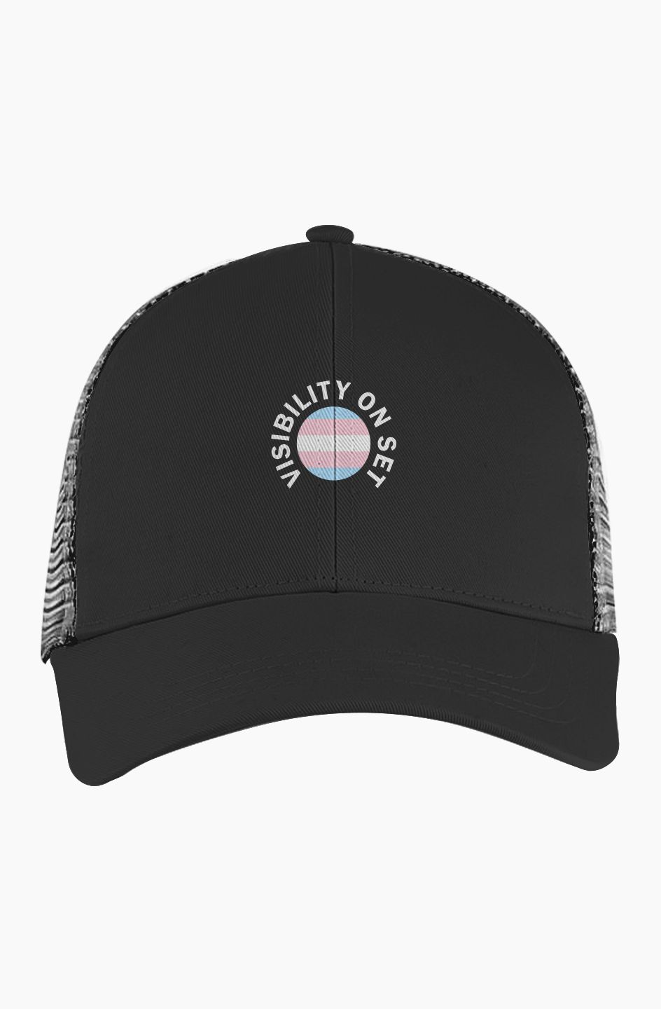 "Visibility On Set" Trans Crewmembers Trucker Hat