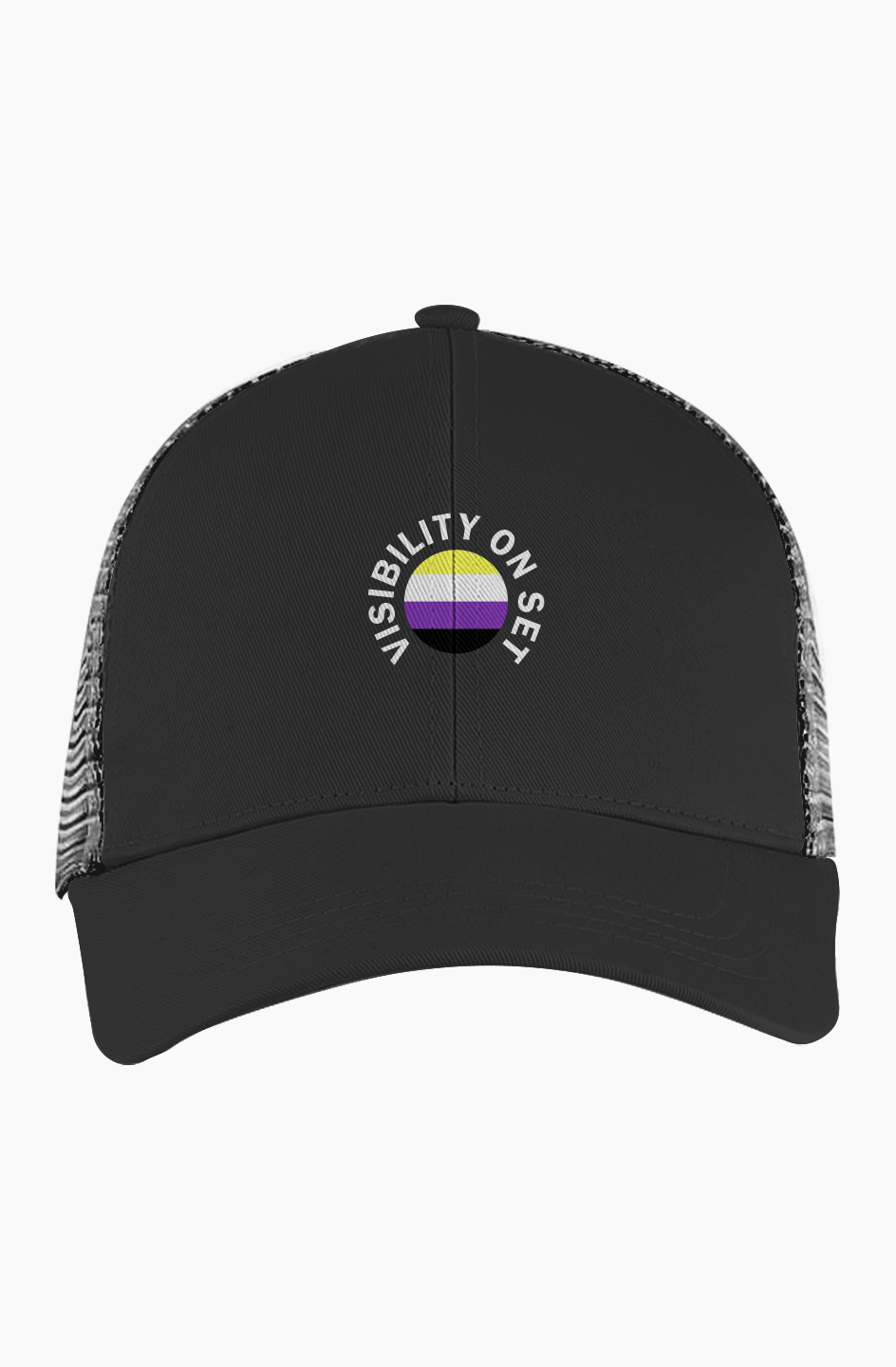 "Visibility On Set" Non-Binary Crewmembers Trucker Hat