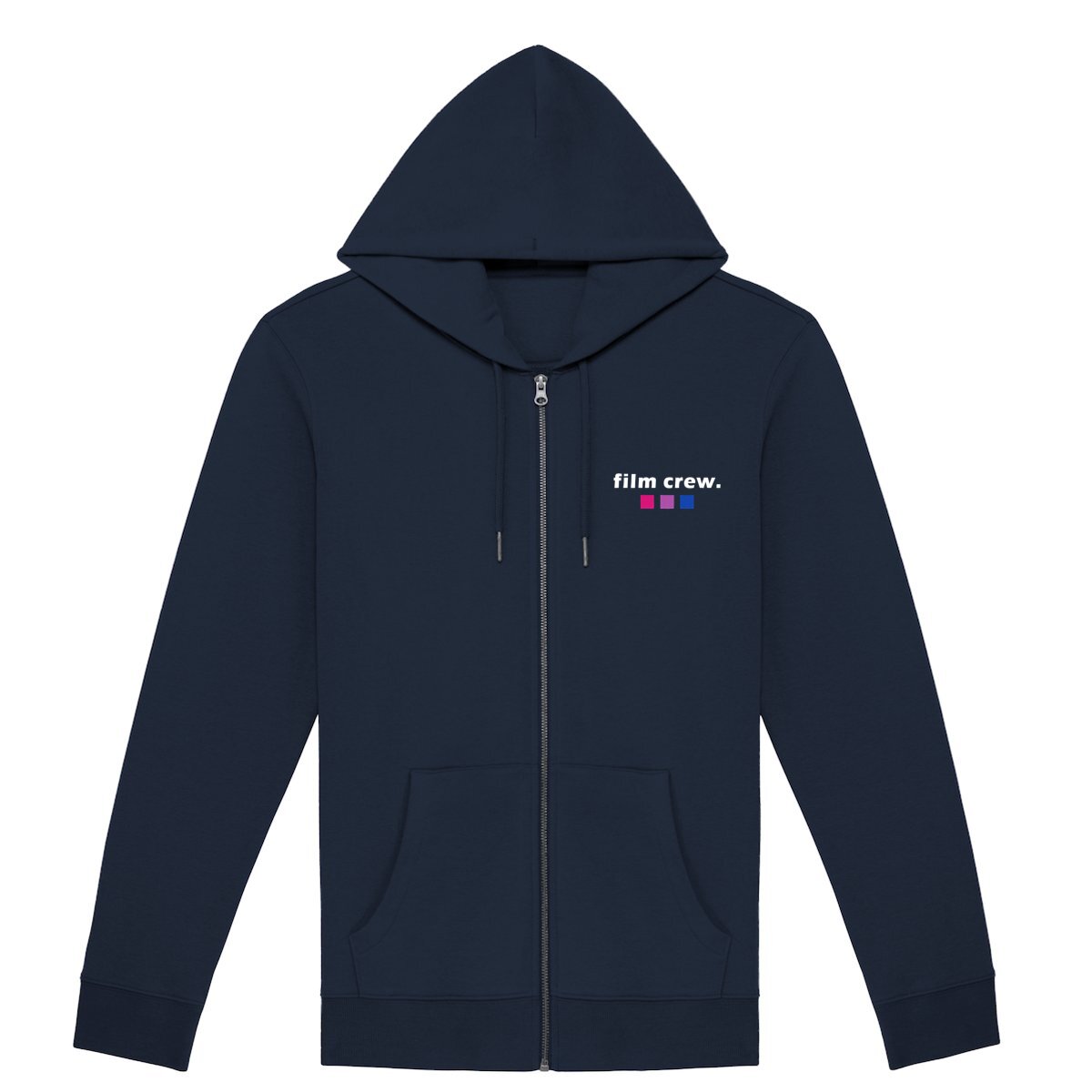 "statement" Bisexual Crewmembers Zip Hoodie