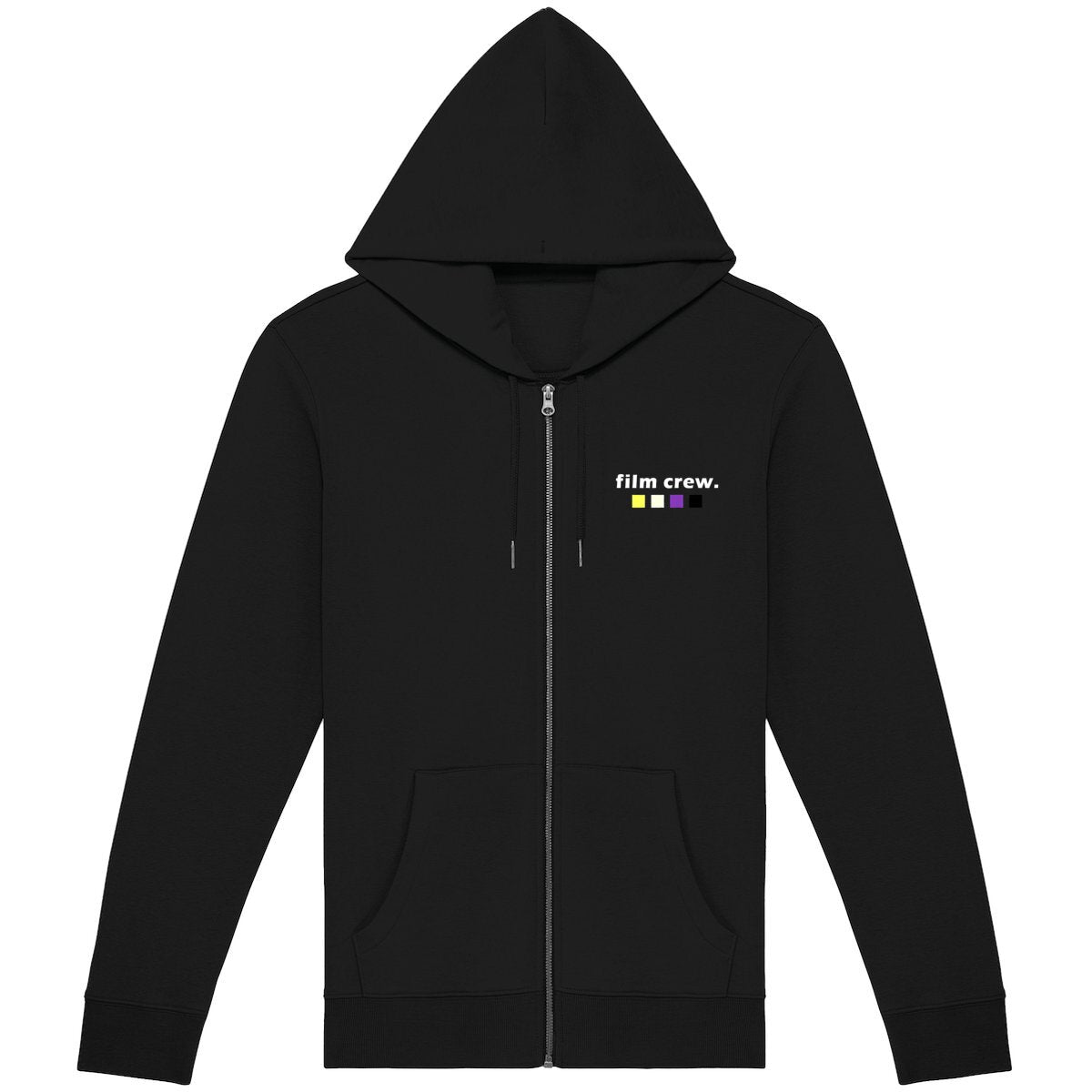 "statement" Non-Binary Crewmembers Zip Hoodie