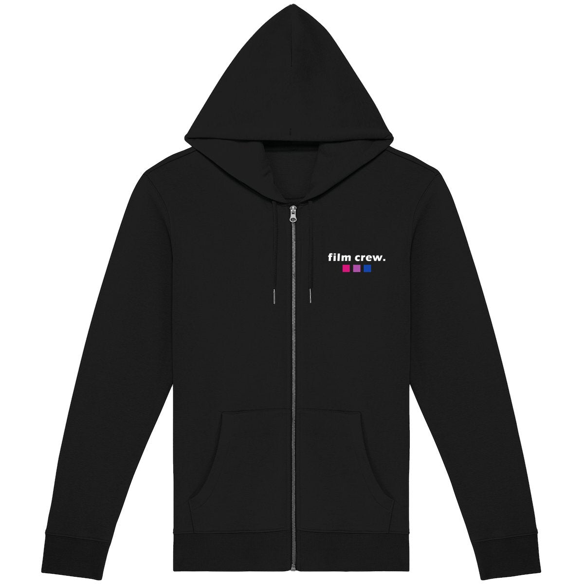 "statement" Bisexual Crewmembers Zip Hoodie