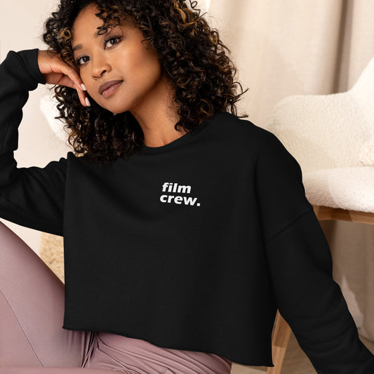 "film crew." Cropped Sweater