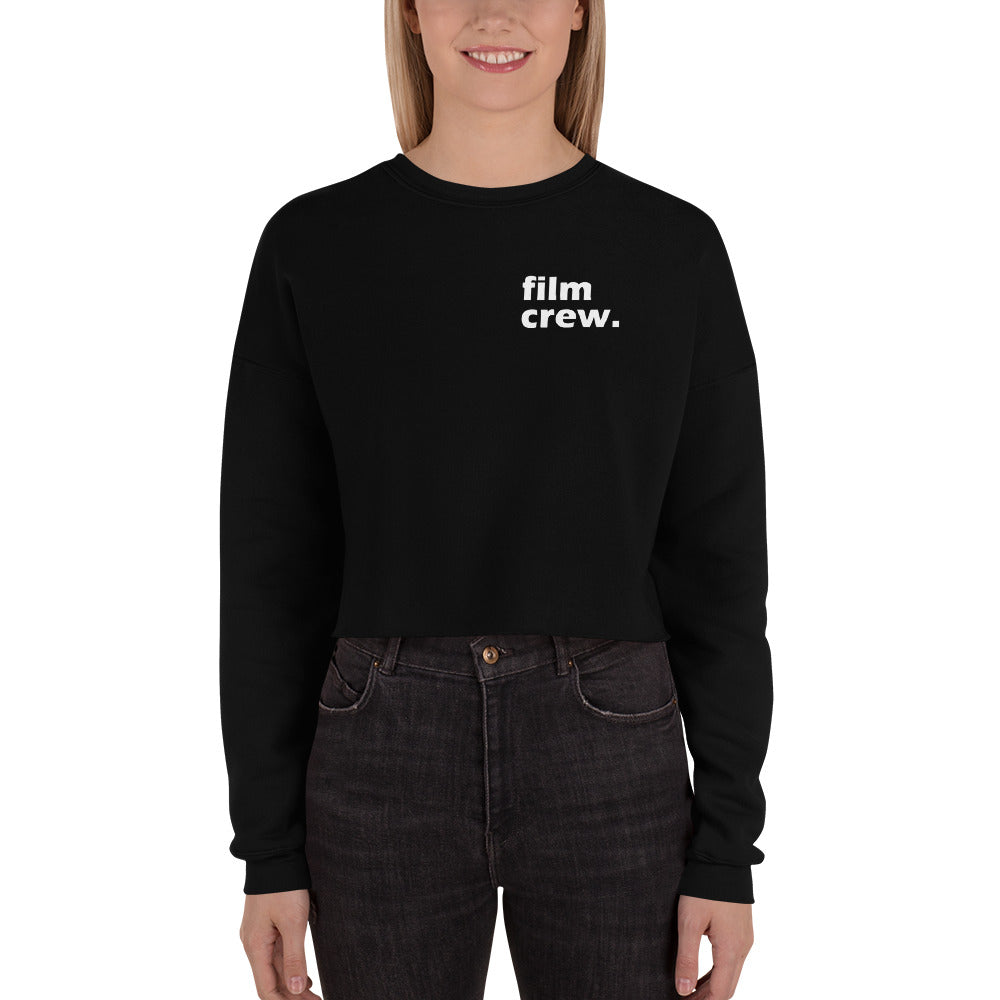 "film crew." Cropped Sweater