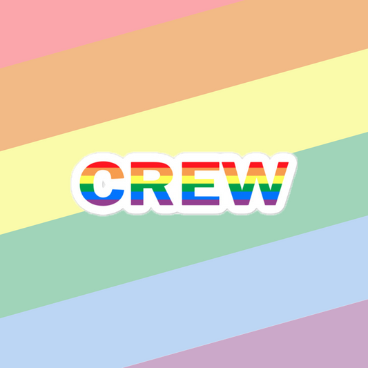 "BOLDUS" STICKER - QUEER CREW: RAINBOW 💟